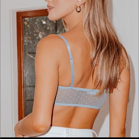 Free People Sierra Bandeau Small NWT Color The Rain - Picture 3 of 4